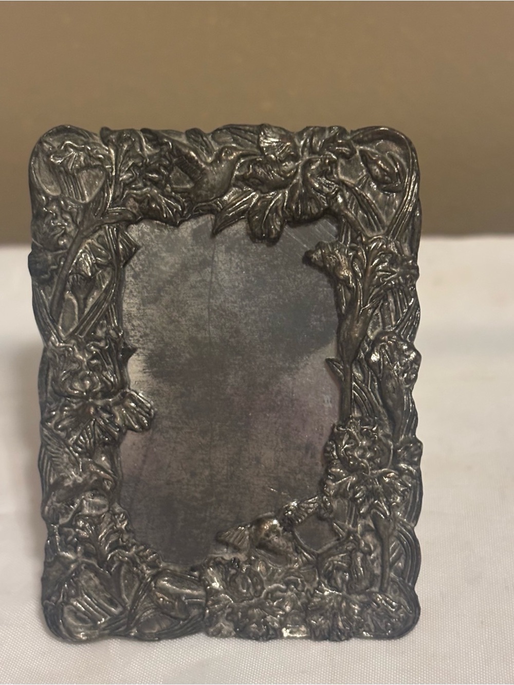Ornate Arthur Court Hummingbird Floral Mini Picture Frame - Home Accents